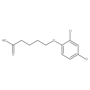 5-(2,4-Dichlorophenoxy)pentanoic acid结构式