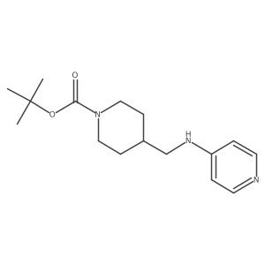 1-Boc-4-[(pyrid-4-ylamino)methyl]piperidine Structure