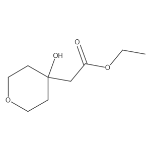 Ethyl 2-(4-hydroxyoxan-4-yl)acetate Structure
