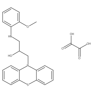 1-((2-methoxyphenyl)amino)-3-(10H-phenothiazin-10-yl)propan-2-ol oxalate Structure