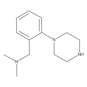 Dimethyl[(2-piperazinylphenyl)methyl]amine结构式