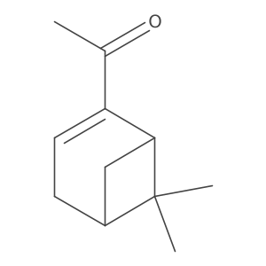1-{6,6-Dimethylbicyclo[3.1.1]hept-2-en-2-yl}ethan-1-one Structure