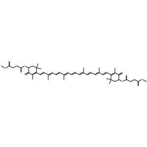 Astaxanthin dimethylsuccinate结构式