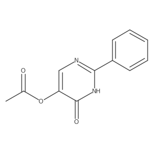 4(1H)-Pyrimidinone, 5-(acetyloxy)-2-phenyl-结构式