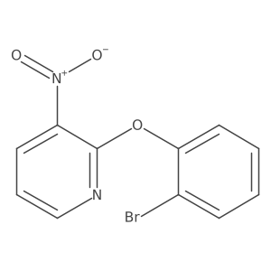 2-(2-Bromophenoxy)-3-nitropyridine结构式
