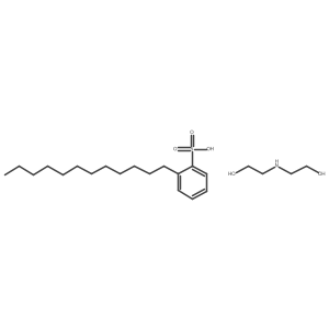Monoethanolamine dodecylbenzenesulfonate结构式