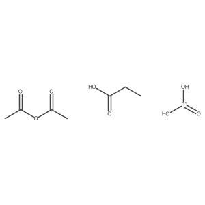 Acetyl acetate;dihydroxy(oxo)phosphanium;propanoic acid Structure