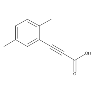 Cc1ccc(C)c(C#CC(=O)O)c1结构式