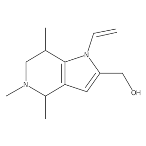 1h-Pyrrolo[3,2-c]pyridine-2-methanol,1-ethenyl-4,5,6,7-tetrahydro-4,5,7-trimethyl- Structure