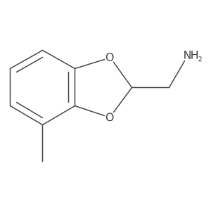 (4-Methyl-1,3-benzodioxol-2-yl)methanamine结构式