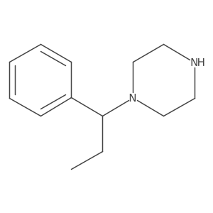 1-(1-Phenylpropyl)piperazine结构式