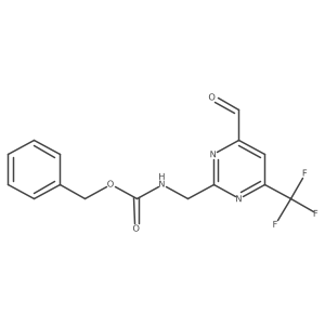 Benzyl ([4-formyl-6-(trifluoromethyl)pyrimidin-2-YL]methyl)carbamate Structure