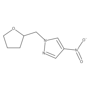 4-Nitro-1-(oxolan-2-ylmethyl)-1h-pyrazole Structure