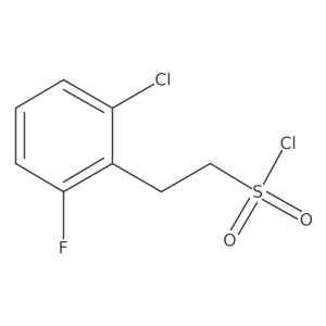 2-(2-Chloro-6-fluorophenyl)ethane-1-sulfonyl chloride结构式