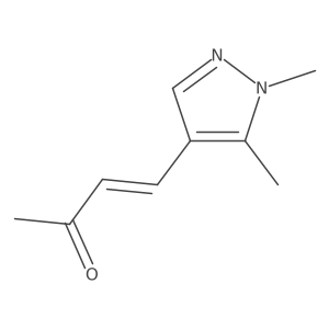 4-(1,5-Dimethyl-1h-pyrazol-4-yl)but-3-en-2-one Structure