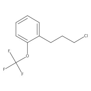 2-(3-Chloropropyl)(trifluoromethoxy)benzene结构式