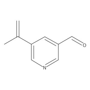 5-(Prop-1-en-2-yl)nicotinaldehyde结构式