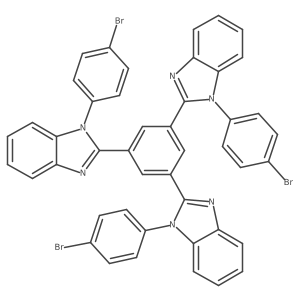1,3,5-Tris(1-(4-bromophenyl)-1H-benzo[d]imidazol-2-yl)benzene Structure