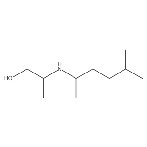 2-[(5-Methylhexan-2-yl)amino]propan-1-ol结构式