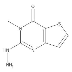 2-hydrazinyl-3-methylthieno[3,2-d]pyrimidin-4(3H)-one Structure