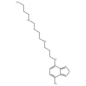 N4-[3-[[4-[(3-Aminopropyl)amino]butyl]amino]propyl]-2,1,3-benzoxadiazole-4,7-diamine Structure