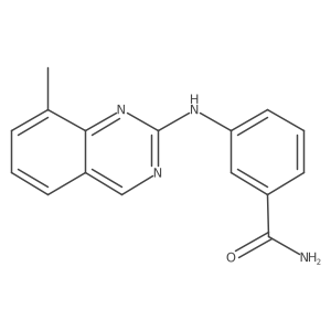 3-[(8-Methyl-2-quinazolinyl)amino]benzamide结构式