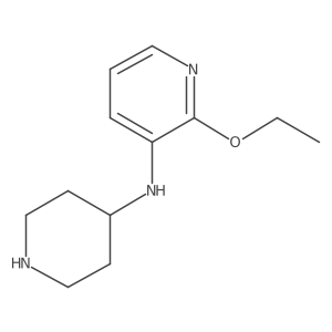 2-ethoxy-N-piperidin-4-ylpyridin-3-amine Structure