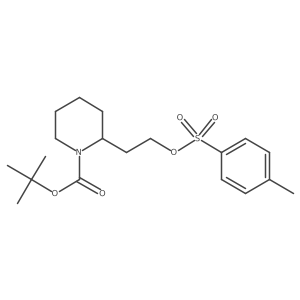1-t-Butoxycarbonyl-2-[2-(p-toluenesulfonyloxy)ethyl]piperidine Structure
