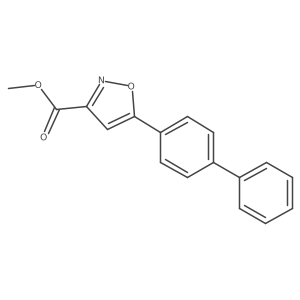 Methyl 5-([1,1'-biphenyl]-4-yl)isoxazole-3-carboxylate结构式