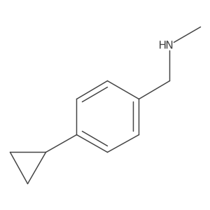 N-(4-cyclopropylbenzyl)-N-methylamine结构式