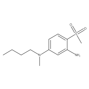 N1-Butyl-N1-methyl-4-(methylsulfonyl)-1,3-benzenediamine Structure