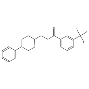 N-((1-(pyridin-2-yl)piperidin-4-yl)methyl)-3-(trifluoromethyl)benzamide Structure