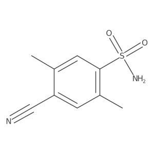 4-Cyano-2,5-dimethylbenzenesulfonamide结构式
