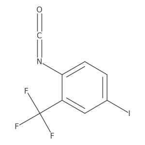 4-Iodo-2-(trifluoromethyl)phenylisocyanate结构式