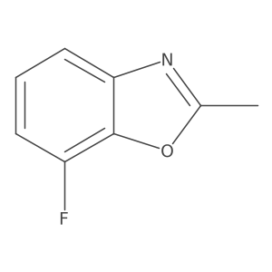 7-Fluoro-2-methylbenzoxazole结构式