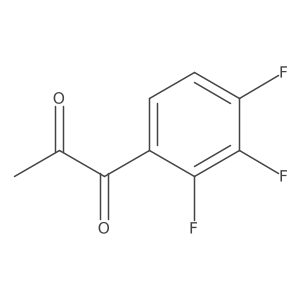 1,2-Propanedione, 1-(2,3,4-trifluorophenyl)- Structure
