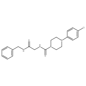 N-[2-(benzylamino)-2-oxoethyl]-4-(4-chlorophenyl)piperazine-1-carboxamide Structure