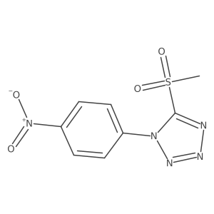 5-(Methylsulfonyl)-1-(4-nitrophenyl)-1H-tetrazole Structure