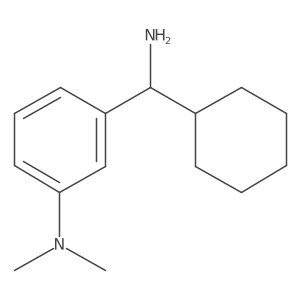 Benzenemethanamine, I+/--cyclohexyl-3-(dimethylamino)-, (I+/-R)- Structure