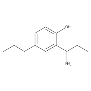 2-(1-Aminopropyl)-4-propylphenol Structure