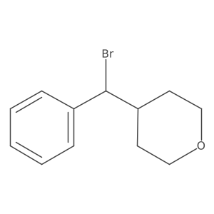 4-(Bromophenylmethyl)tetrahydro-2H-pyran Structure