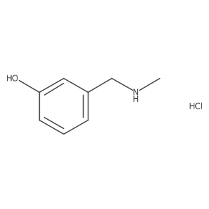 3-[(Methylamino)methyl]phenol hydrochloride结构式