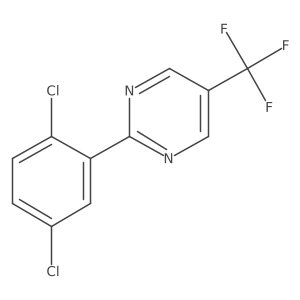 2-(2,5-Dichlorophenyl)-5-(trifluoromethyl)pyrimidine结构式