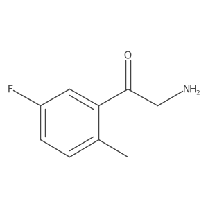 2-Amino-1-(5-fluoro-2-methylphenyl)ethan-1-one Structure