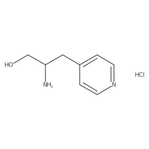 2-Amino-3-(pyridin-4-yl)propan-1-ol hydrochloride Structure