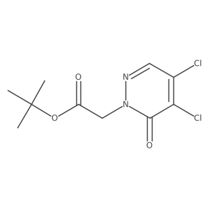 tert-butyl 2-[4,5-dichloro-6-oxo-1(6H)-pyridazinyl]acetate Structure