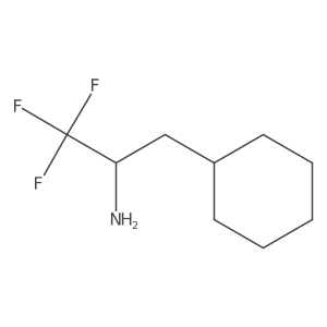 (R)-3-Cyclohexyl-1,1,1-trifluoropropan-2-amine结构式
