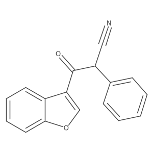 3-(1-Benzofuran-3-yl)-3-oxo-2-phenylpropanenitrile结构式