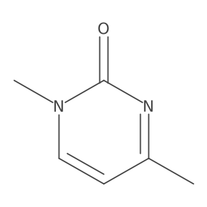 1,4-Dimethylpyrimidin-2(1H)-one Structure