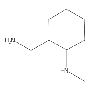 2-(aminomethyl)-N-methylcyclohexan-1-amine结构式